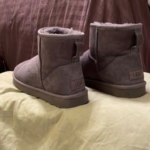 UGG Grey Classic Mini II Boot Womens Size 10.